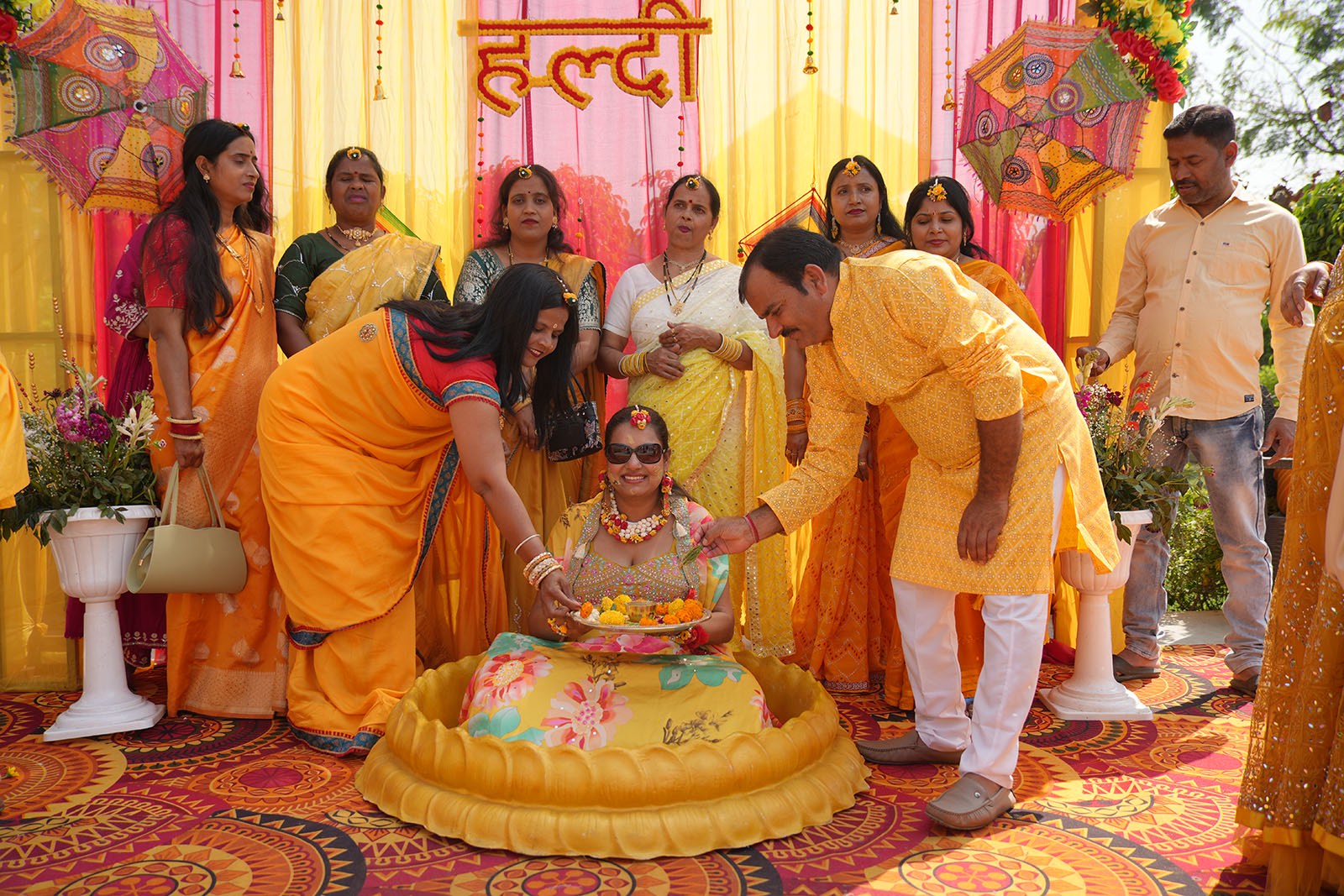 Real Epixshot family Haldi photography